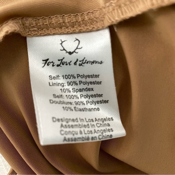 For Love And Lemons Scoop Neck Mini Dress Size Large - Picture 10 of 10